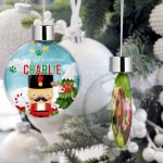 Personalised Pet Christmas Tree Bauble Decorations - Tin Soldier